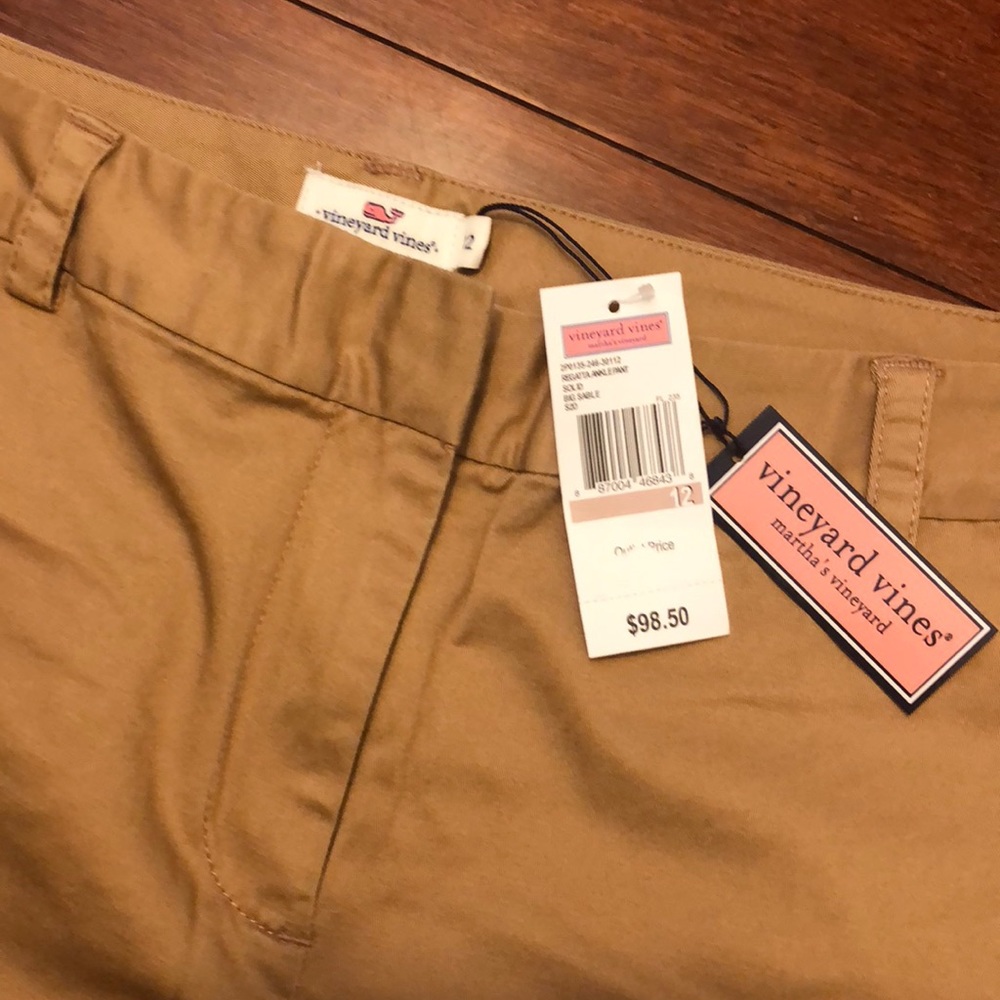 Vineyard Vines Khaki Ankle Pants
